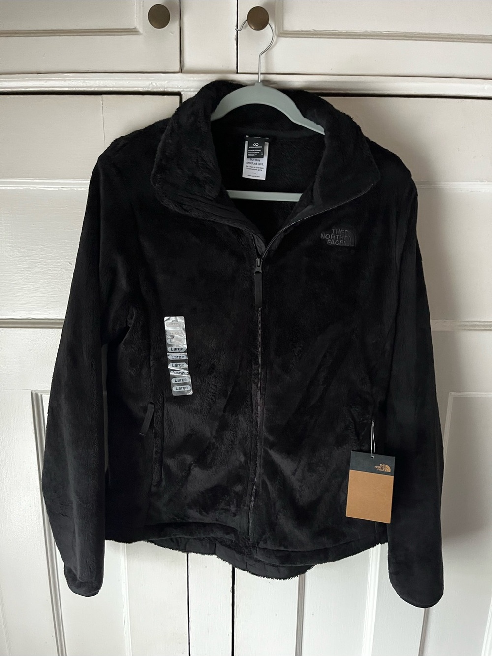 The North Face Women’s Black Full-Zip Osito Fleece Jacket - Size L
